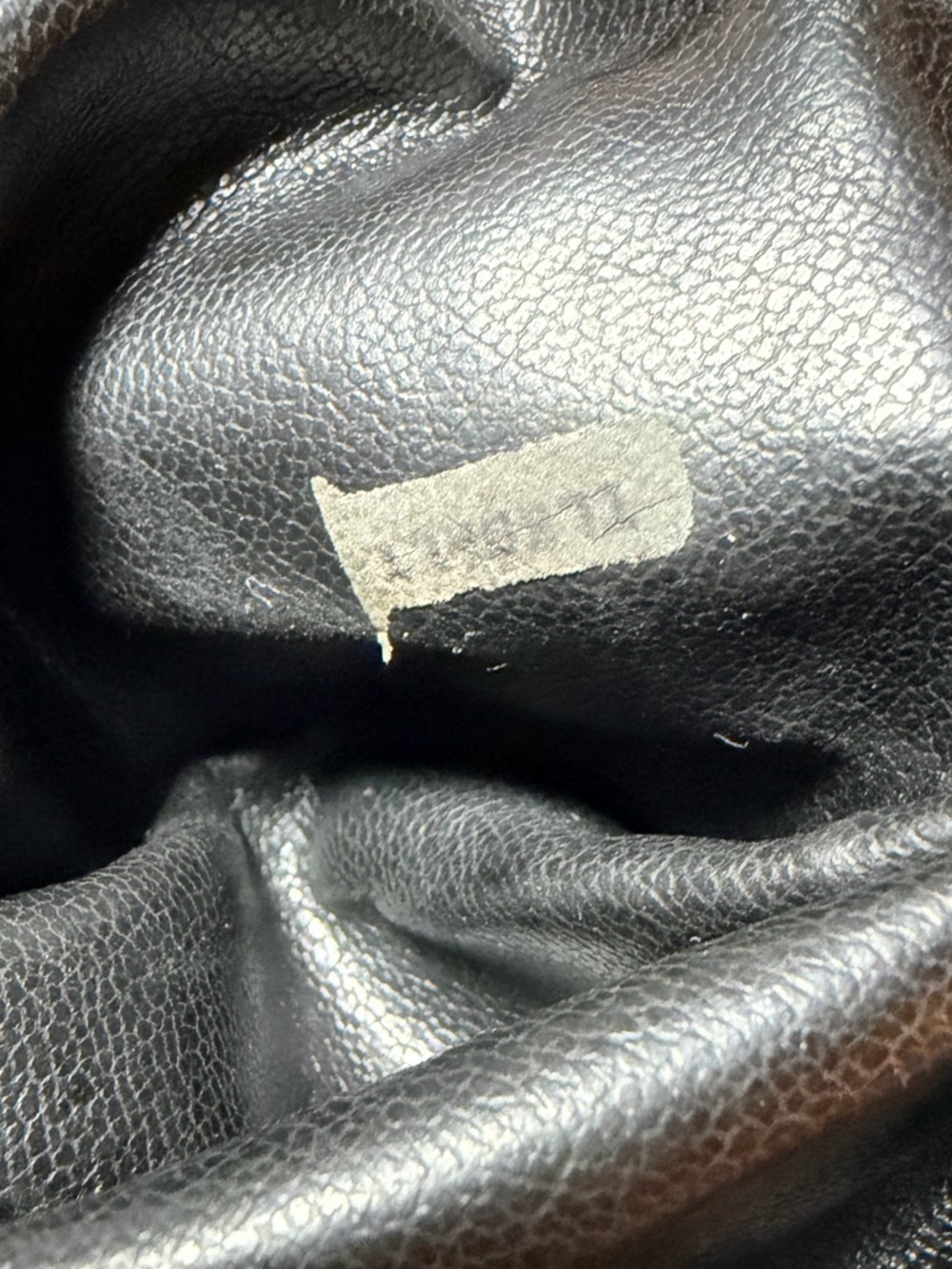 XL Vintage CHANEL Black Quilted Leather Tote with Gold Chain and CC Charm - Picture 14 of 17